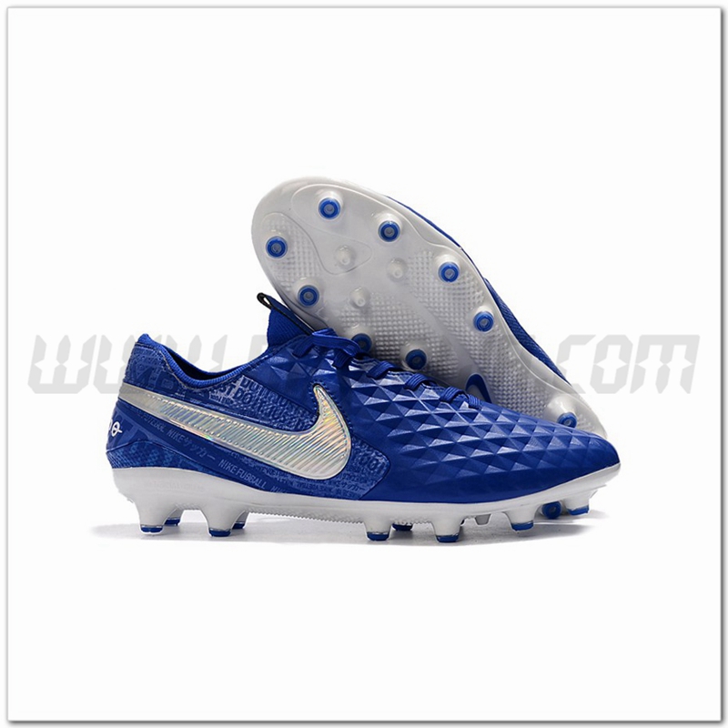 Nike Scarpe da Calcio Tiempo Legend 8 Elite AG Blu
