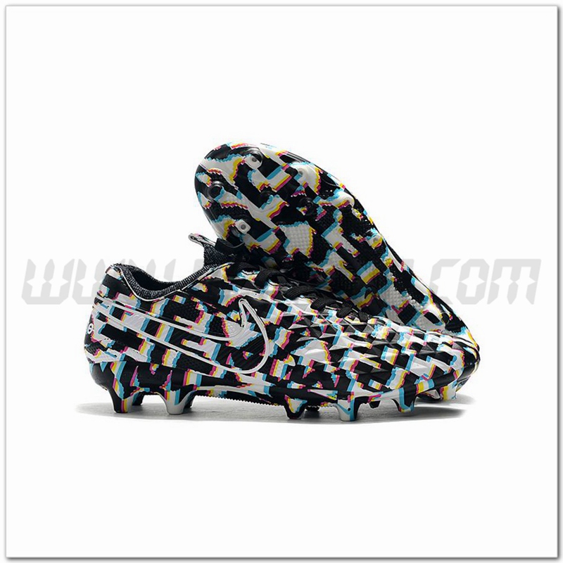 Nike Scarpe da Calcio Tiempo Legend 8 Elite AG Nero/Bianco