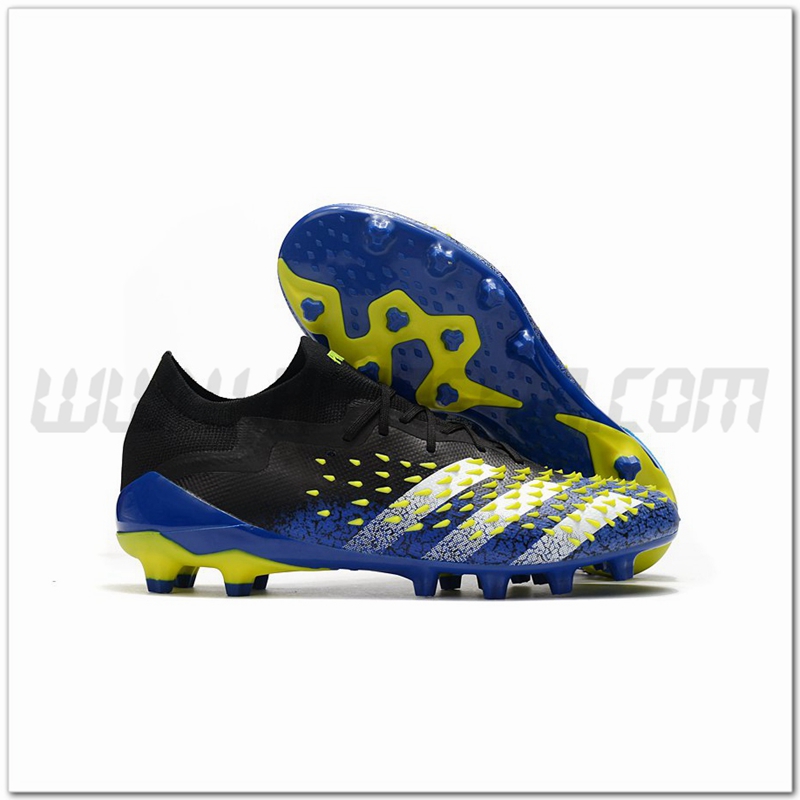 Adidas Scarpe da Calcio Predator Freak .1 Low FG Blu/Nero