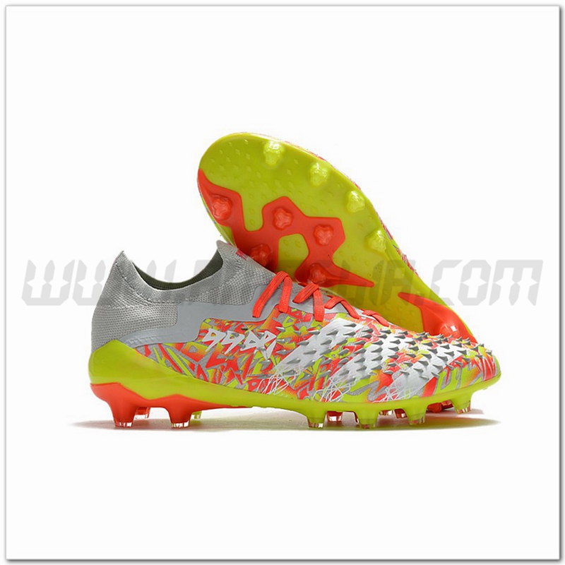 Adidas Scarpe da Calcio Predator Freak .1 Low FG Giallo/Arancia