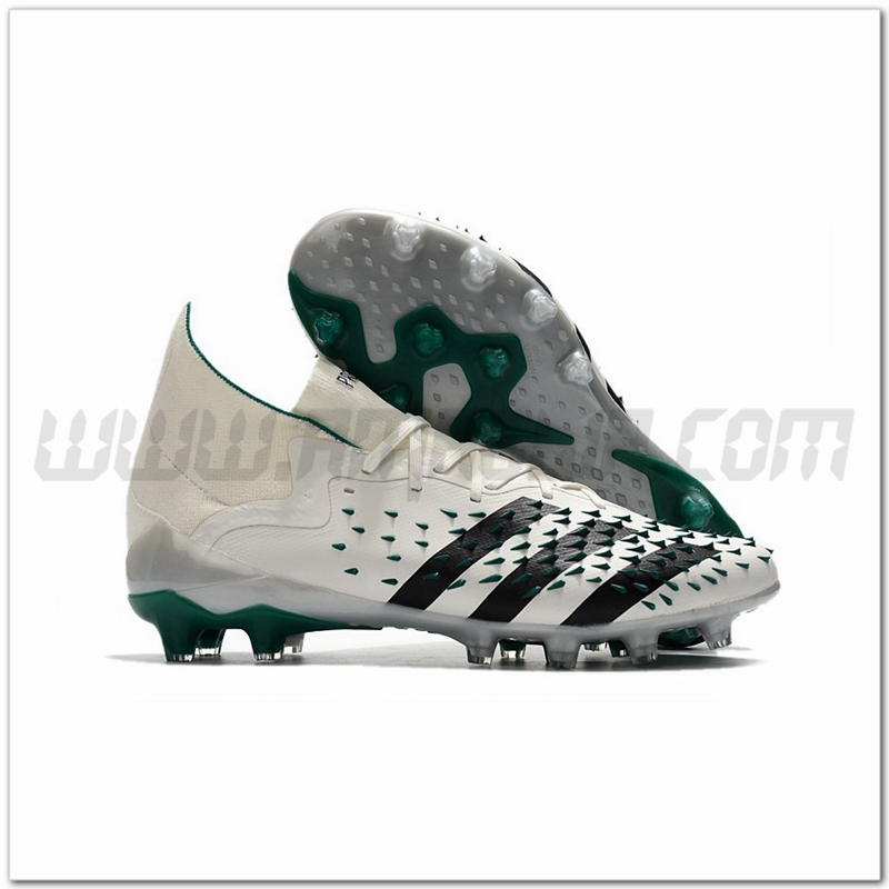 Adidas Scarpe da Calcio Predator Freak.1 AG Bianco
