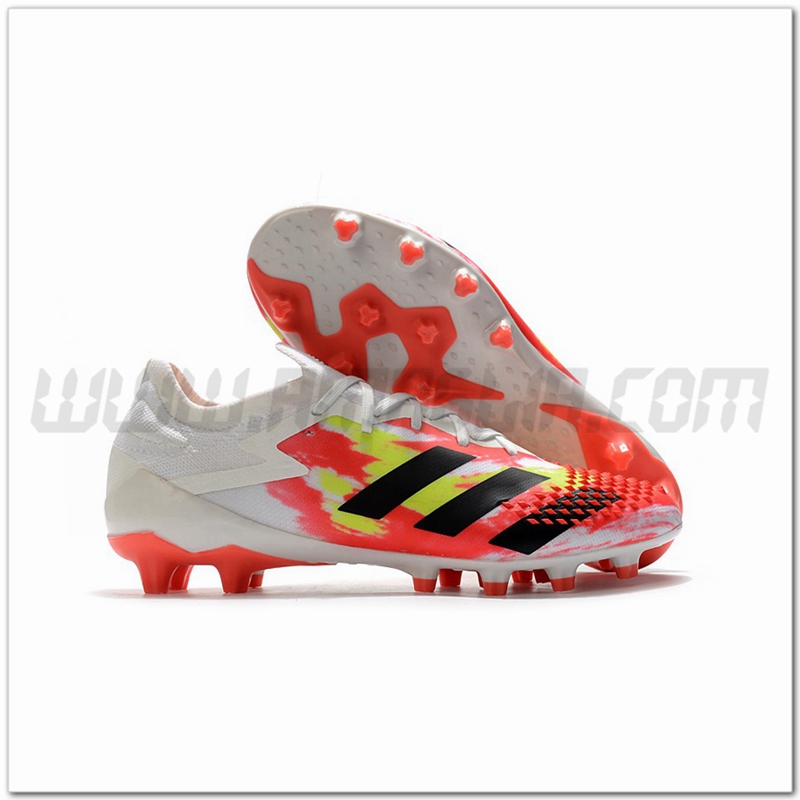 Adidas Scarpe da Calcio Predator Mutator 20.1 Low AG Arancia/Bianco