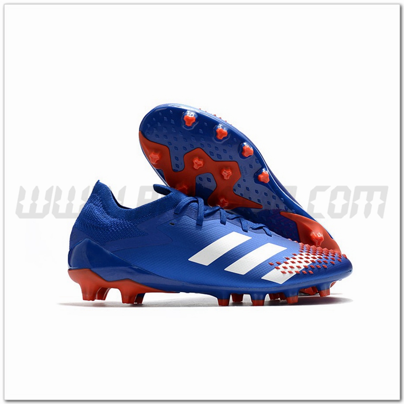 Adidas Scarpe da Calcio Predator Mutator 20.1 Low AG Blu