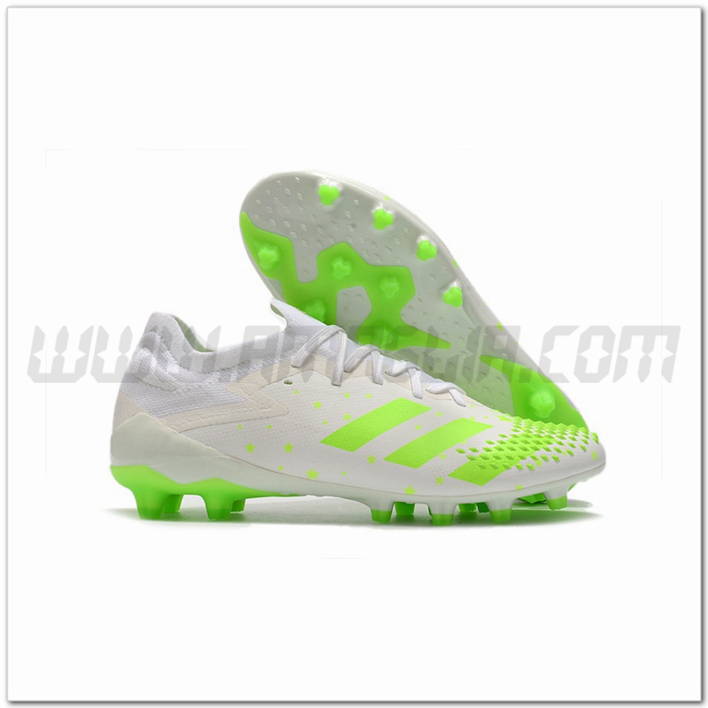 Adidas Scarpe da Calcio Predator Mutator 20.1 Low AG Bianco