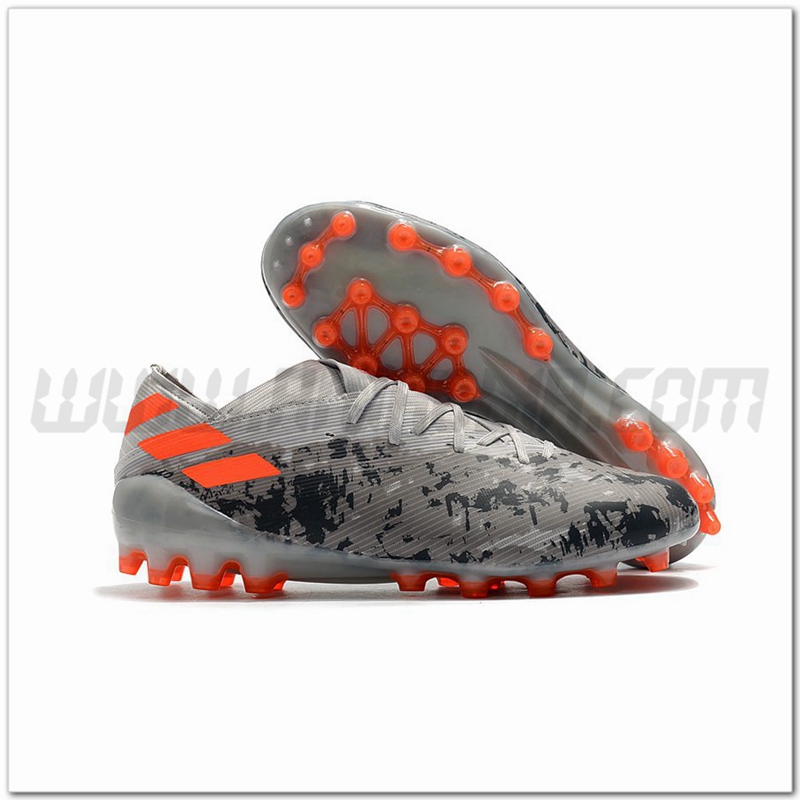 Adidas Scarpe da Calcio Nemeziz 19.1 AG Grigio