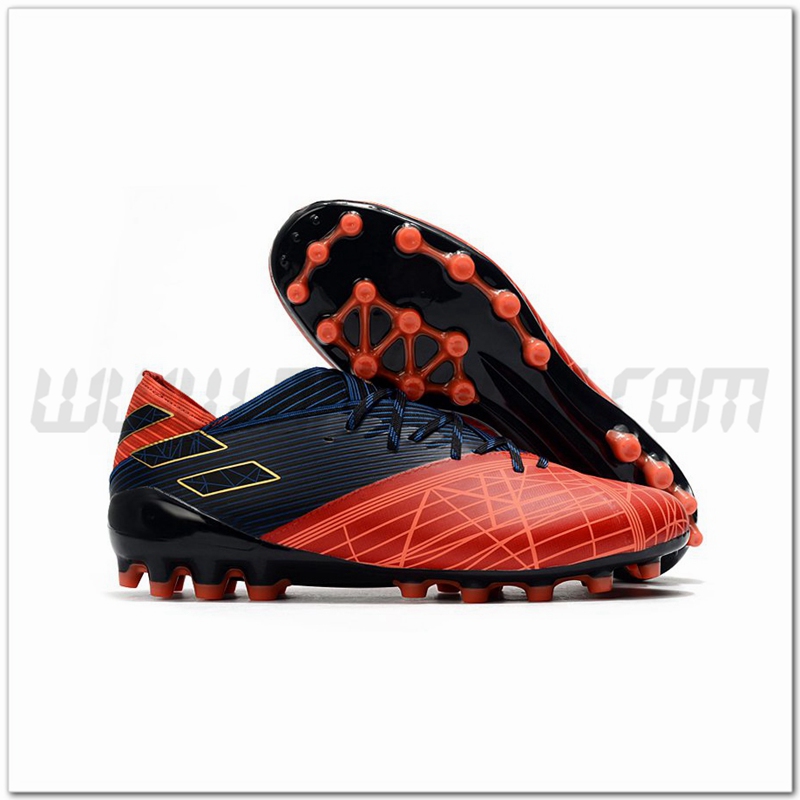 Adidas Scarpe da Calcio Nemeziz 19.1 AG Rosso/Blu