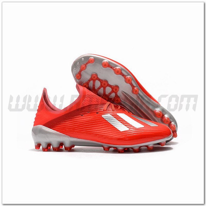 Adidas Scarpe da Calcio X 19.1 AG Rosso