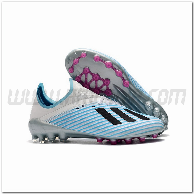 Adidas Scarpe da Calcio X 19.1 AG Azzurro