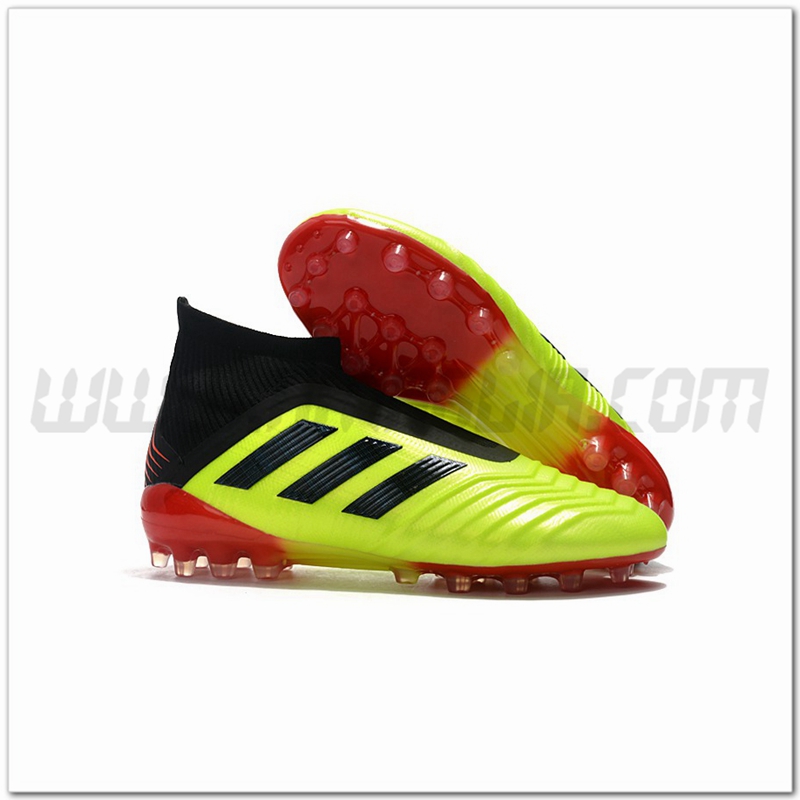 Adidas Scarpe da Calcio Predator 18+AG Giallo/Nero