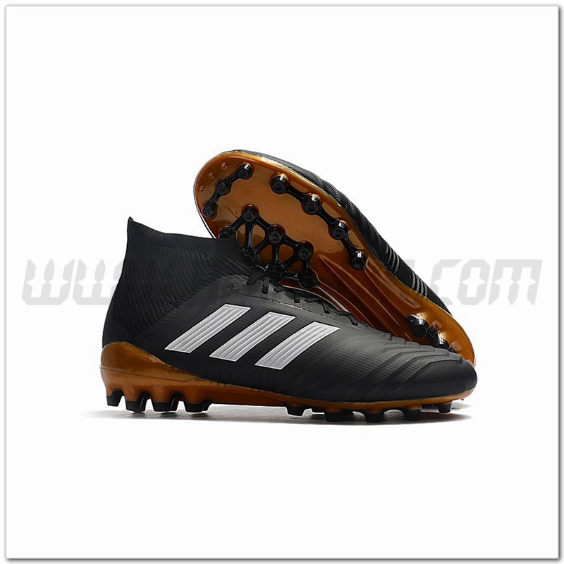 Adidas Scarpe da Calcio Predator 18.1 AG Nero