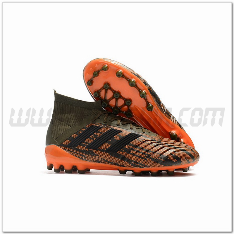 Adidas Scarpe da Calcio Predator 18.1 AG Arancia/Marrone