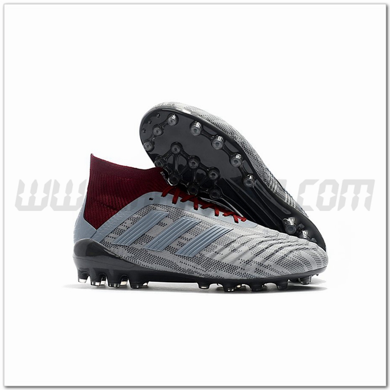 Adidas Scarpe da Calcio Predator 18.1 AG Grigio