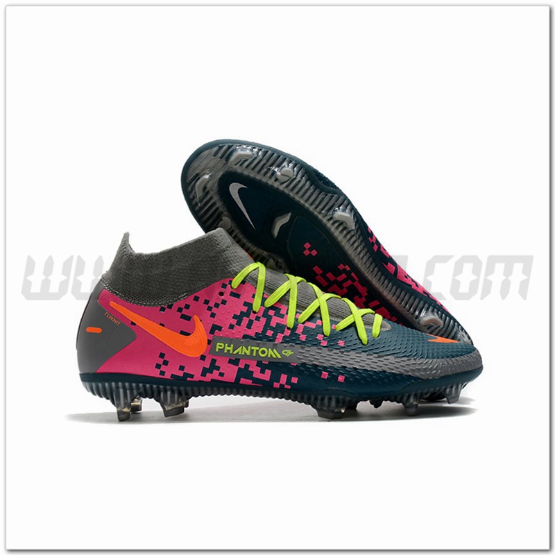 Nike Scarpe da Calcio Phantom GT Elite Dynamic Fit FG Verde/Rosa