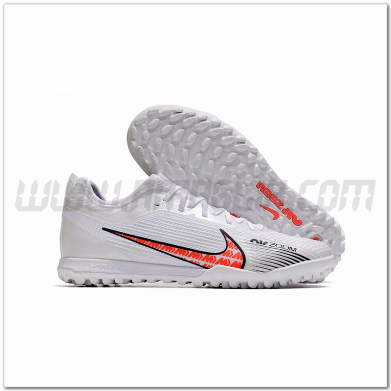 Nike Scarpe da Calcio Air Zoom Mercurial Vapor XV Pro TF Bianco