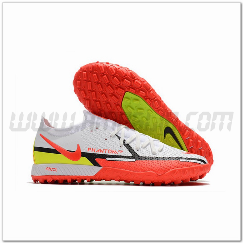 Nike Scarpe da Calcio Phantom GT Pro TF Bianco