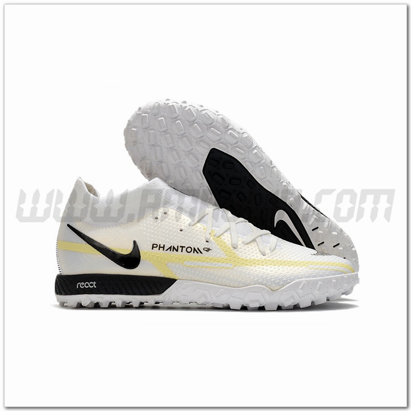 Nike Scarpe da Calcio Phantom GT Pro TF Bianco