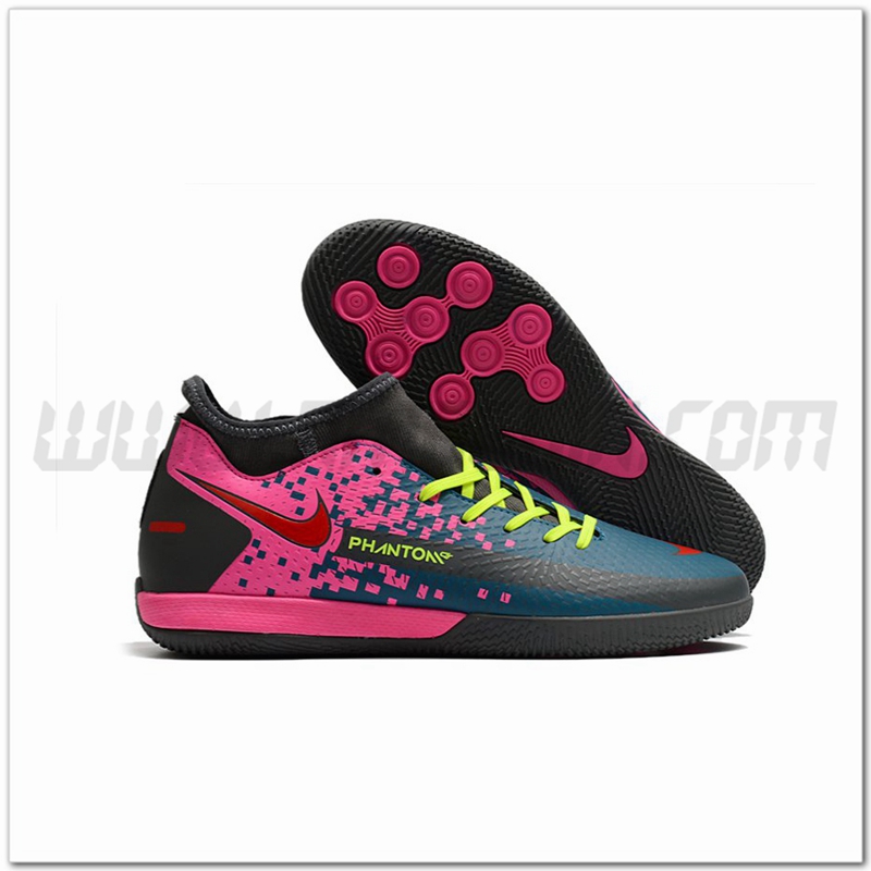 Nike Scarpe da Calcio Phantom GT Academy Dynamic Fit IC Verde/Rosa