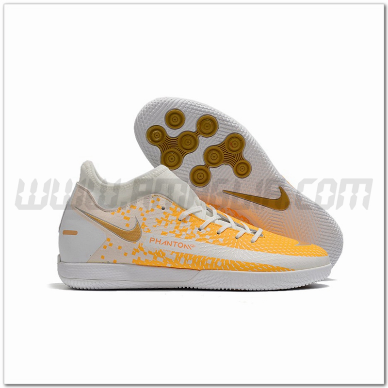 Nike Scarpe da Calcio Phantom GT Academy Dynamic Fit IC Bianco/Arancia