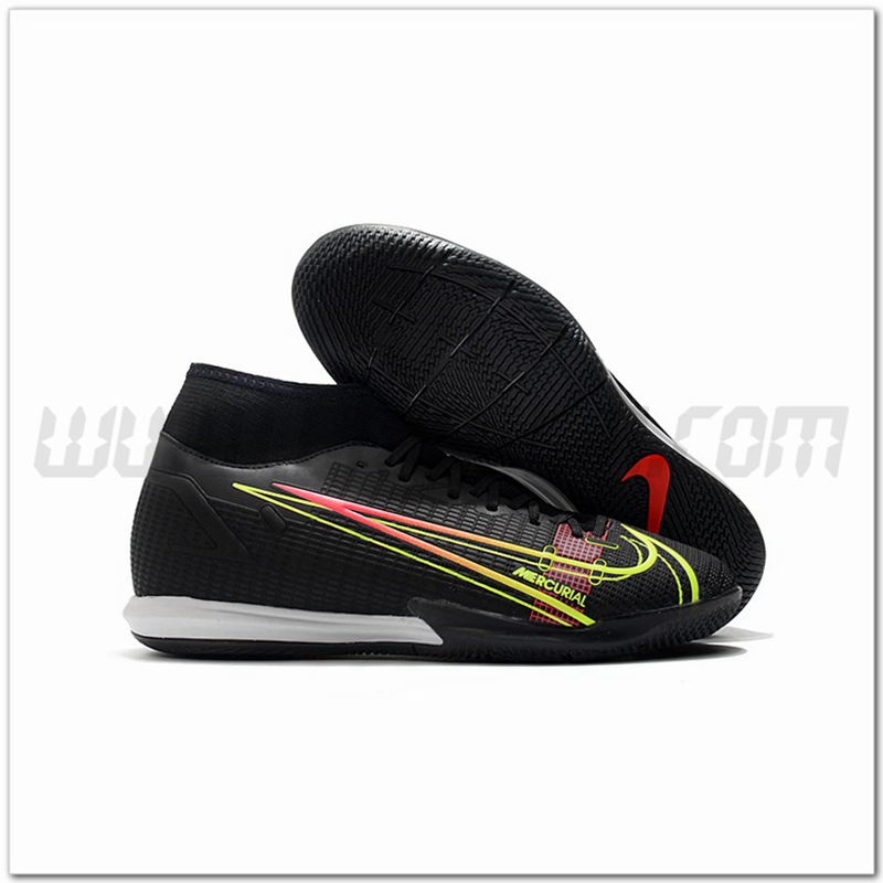 Nike Scarpe da Calcio Mercurial Superfly VIII Academy IC Nero