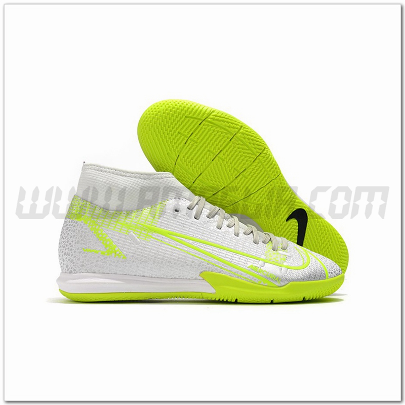 Nike Scarpe da Calcio Mercurial Superfly VIII Academy IC Bianco