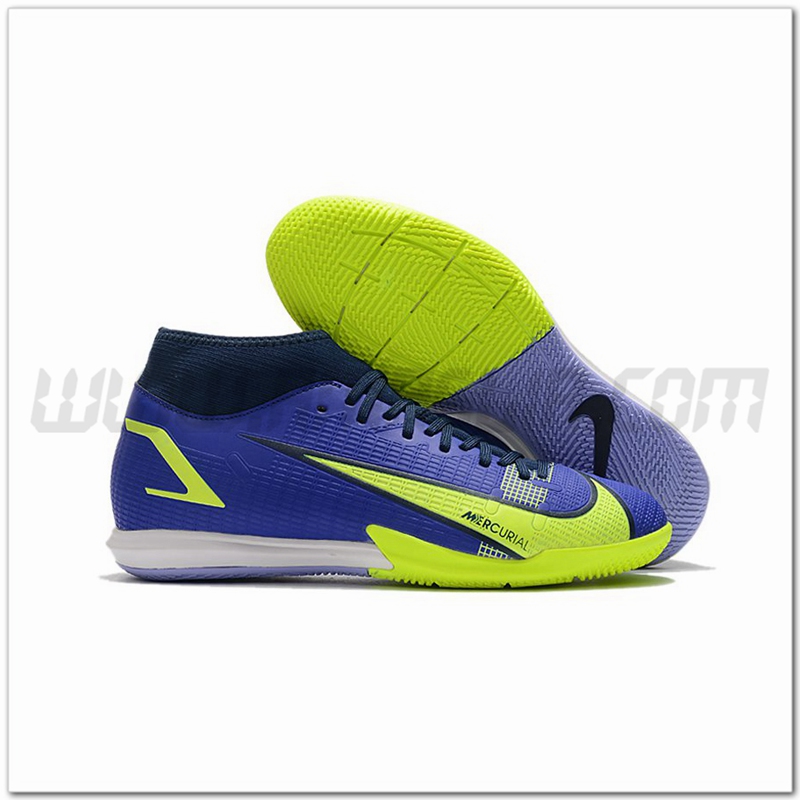 Nike Scarpe da Calcio Mercurial Superfly VIII Academy IC Marines blu