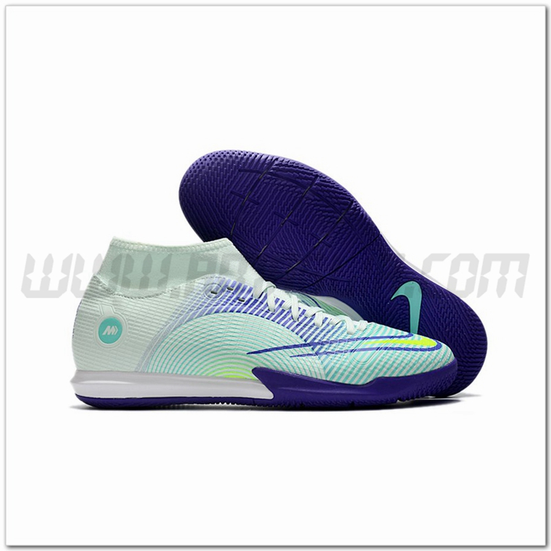 Nike Scarpe da Calcio Mercurial Superfly VIII Academy IC Viola/Verde