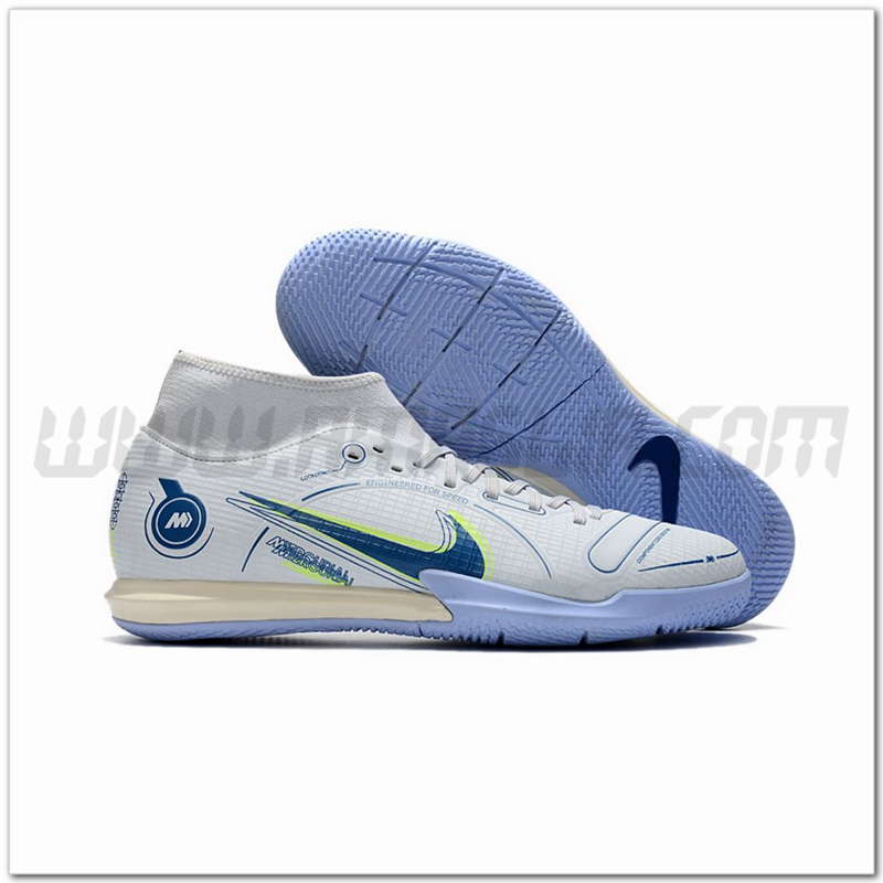 Nike Scarpe da Calcio Mercurial Superfly VIII Academy IC Bianco
