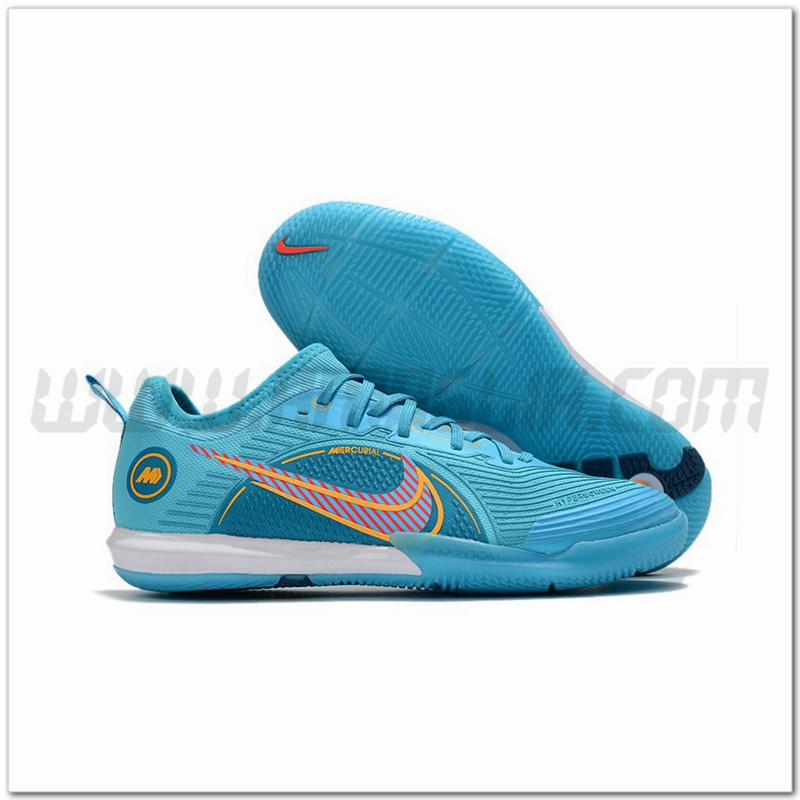 Nike Scarpe da Calcio Zoom Vapor 14 Pro IC Azzurro