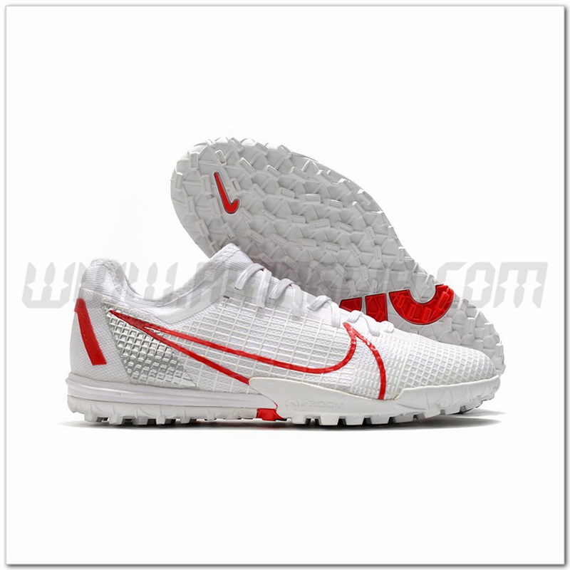 Nike Scarpe da Calcio Zoom Vapor 14 Pro TF Bianco