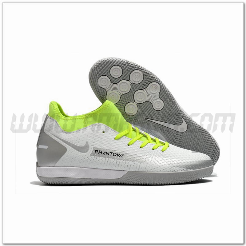 Nike Scarpe da Calcio Phantom GT Academy Dynamic Fit IC Bianco