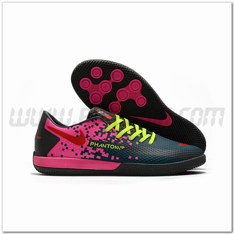 Nike Scarpe da Calcio React Phantom GT Pro IC Rosa/Verde
