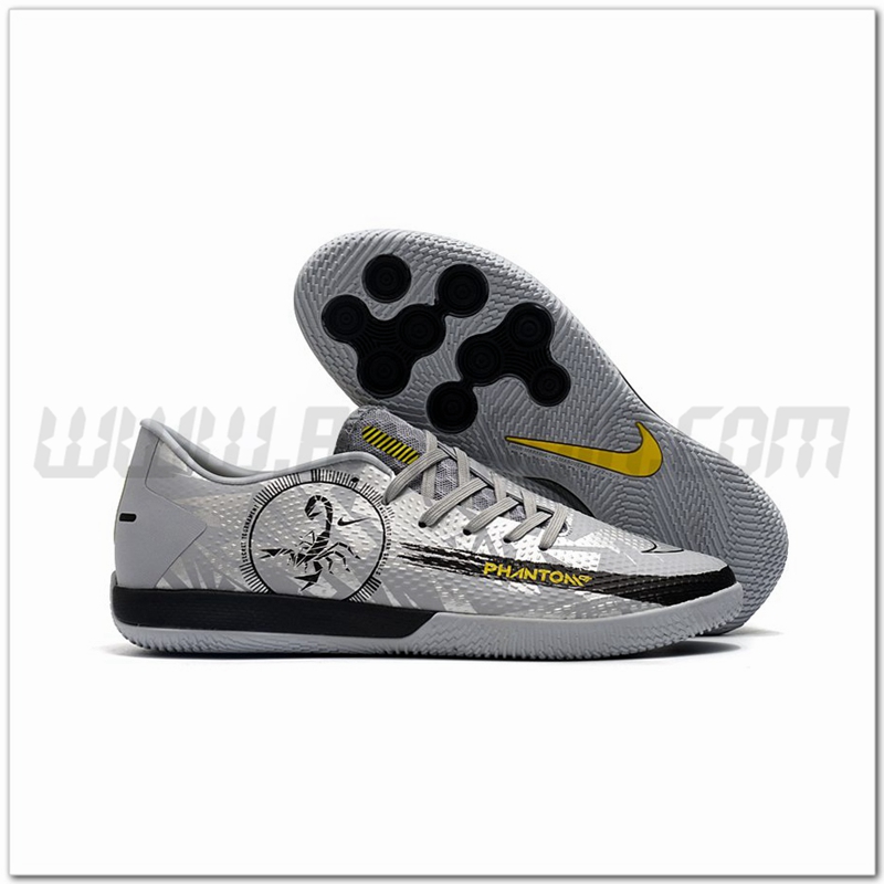 Nike Scarpe da Calcio React Phantom GT Pro IC D'argento
