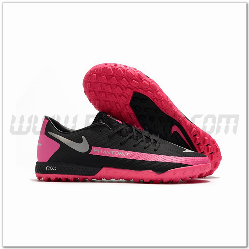 Nike Scarpe da Calcio React Phantom GT Pro TF Nero