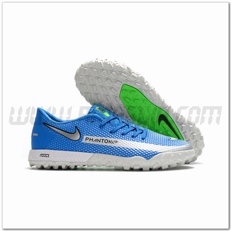 Nike Scarpe da Calcio React Phantom GT Pro TF Blu