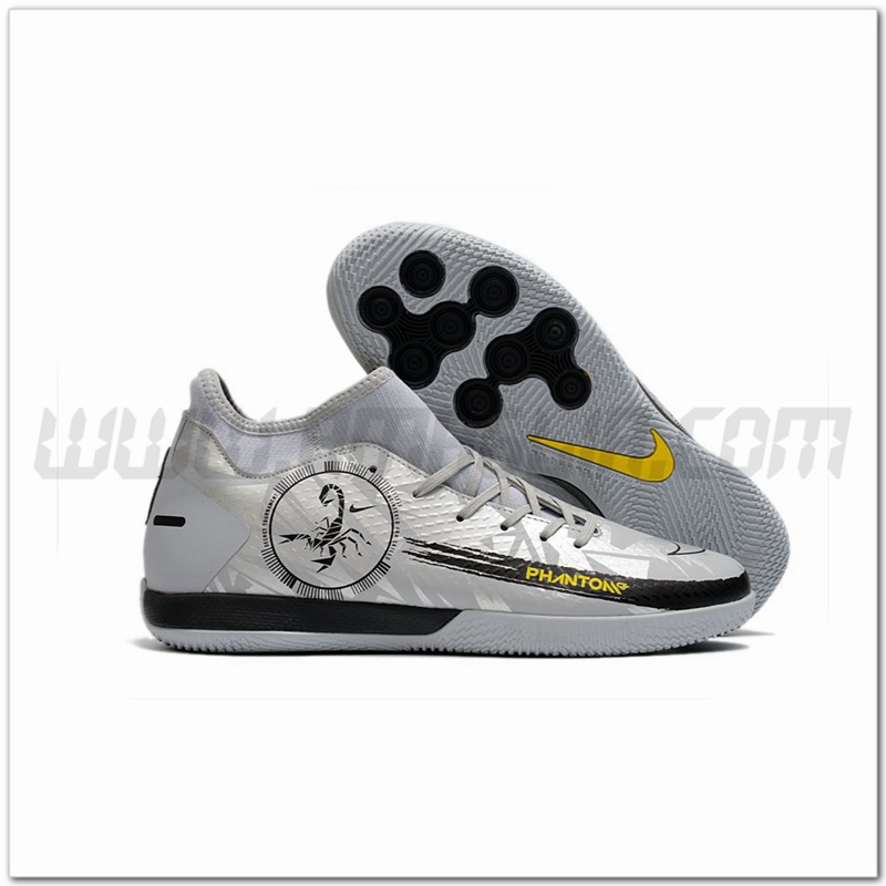 Nike Scarpe da Calcio Phantom GT Academy Dynamic Fit IC Grigio