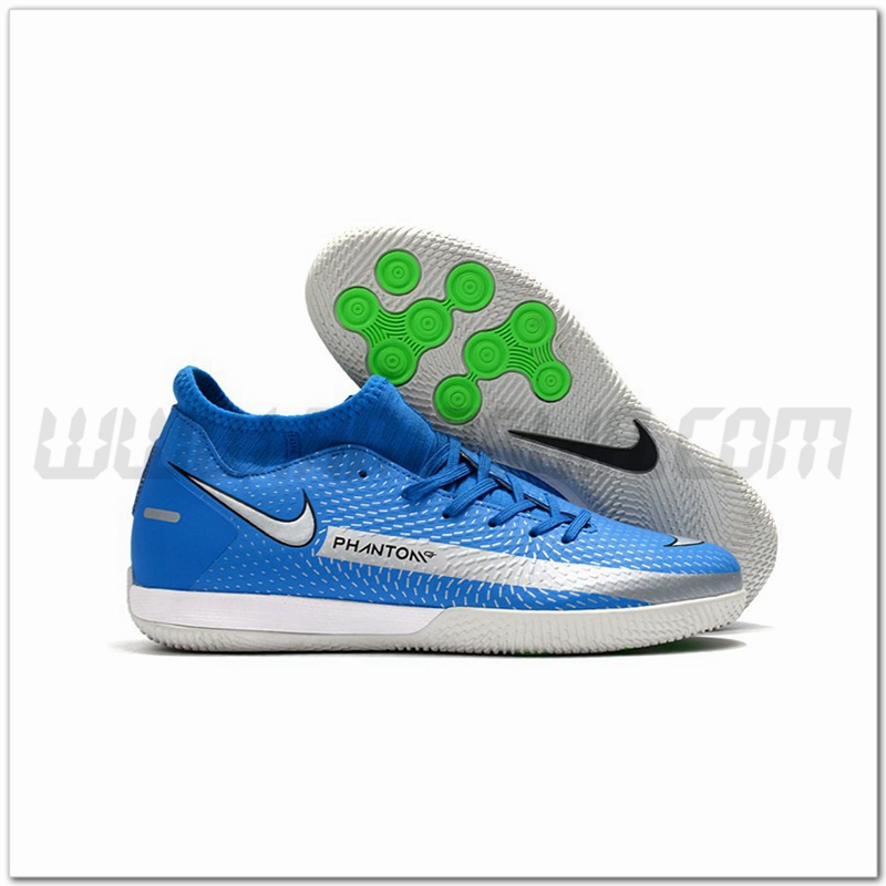 Nike Scarpe da Calcio Phantom GT Academy Dynamic Fit IC Blu