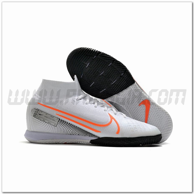 Nike Scarpe da Calcio Mercurial Superfly 7 Elite MDS IC Bianco
