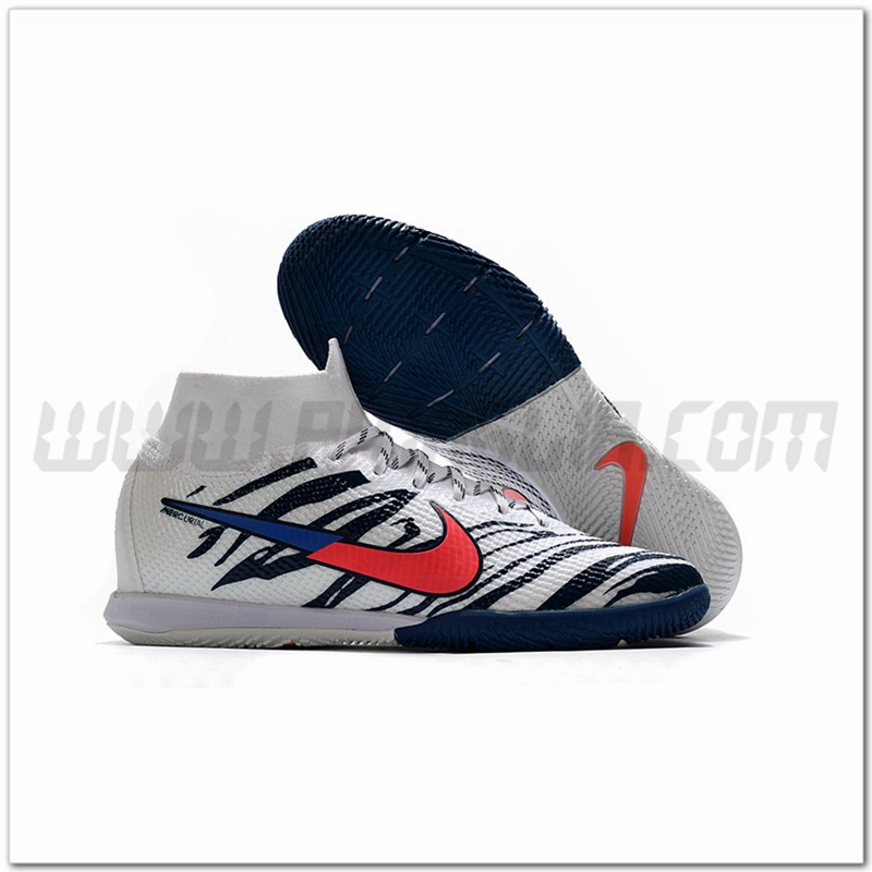 Nike Scarpe da Calcio Mercurial Superfly 7 Elite MDS IC Bianco/Blu