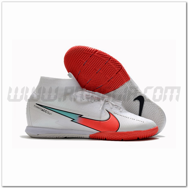Nike Scarpe da Calcio Mercurial Superfly 7 Elite MDS IC Bianco