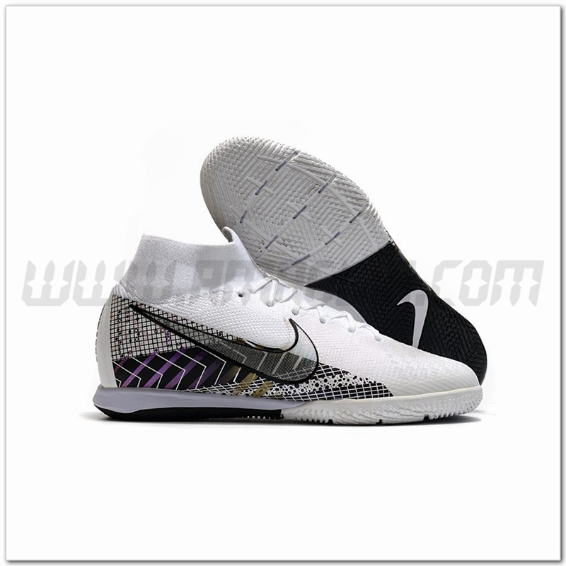 Nike Scarpe da Calcio Mercurial Superfly 7 Elite MDS IC Bianco