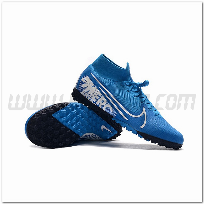 Nike Scarpe da Calcio Mercurial Superfly 7 Elite MDS TF Blu