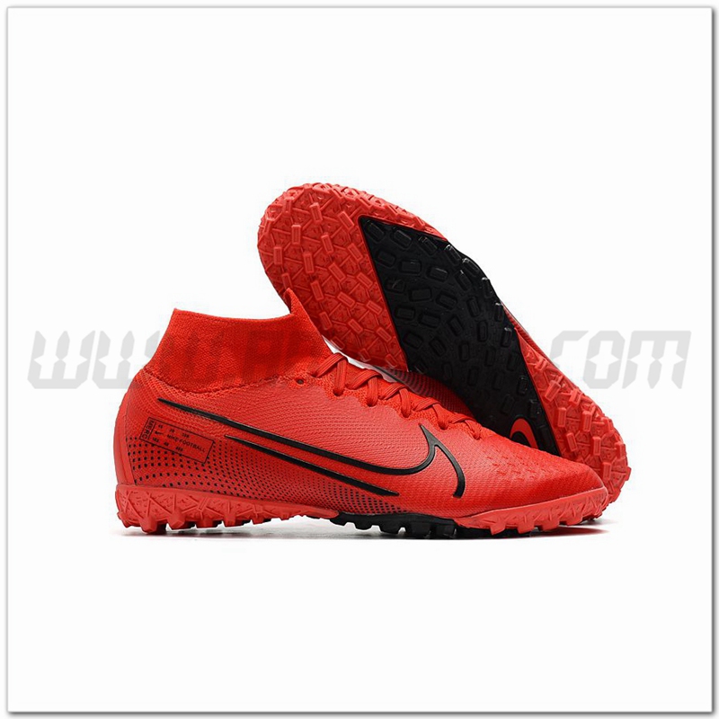 Nike Scarpe da Calcio Mercurial Superfly 7 Elite MDS TF Rosso