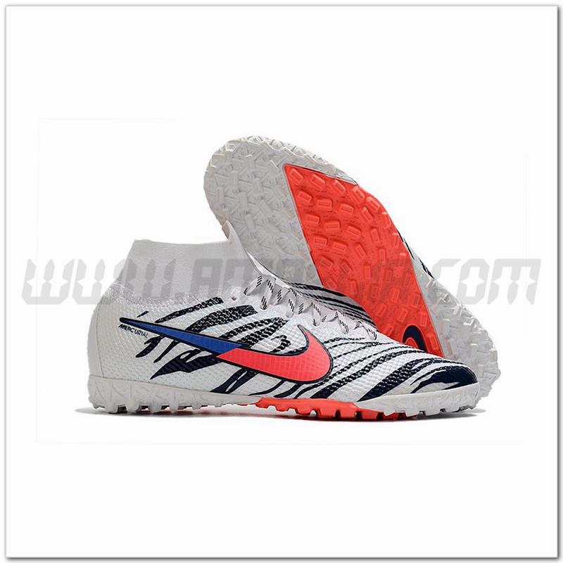 Nike Scarpe da Calcio Mercurial Superfly 7 Elite MDS TF Bianco