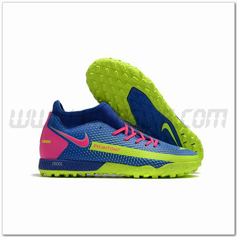 Nike Scarpe da Calcio Phantom GT Academy Dynamic Fit TF Blu
