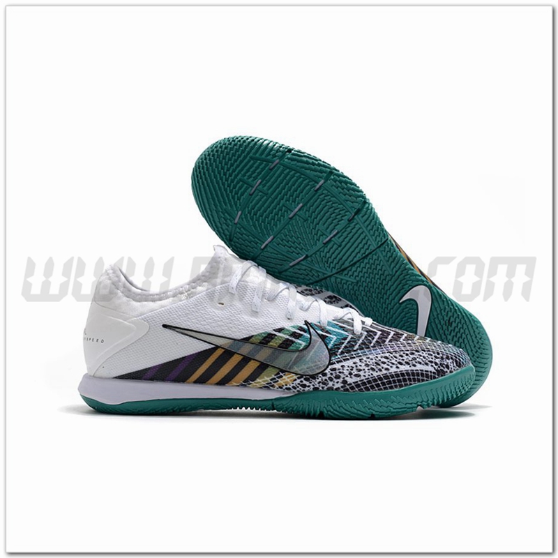 Nike Scarpe da Calcio Vapor 13 Pro IC Bianco/Verde