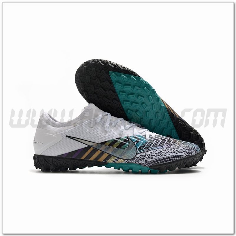 Nike Scarpe da Calcio Vapor 13 Pro TF Bianco/Verde