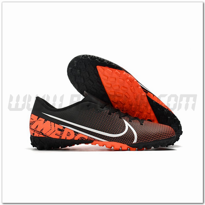 Nike Scarpe da Calcio Mercurial Vapor 13 Academy TF Arancia/Nero