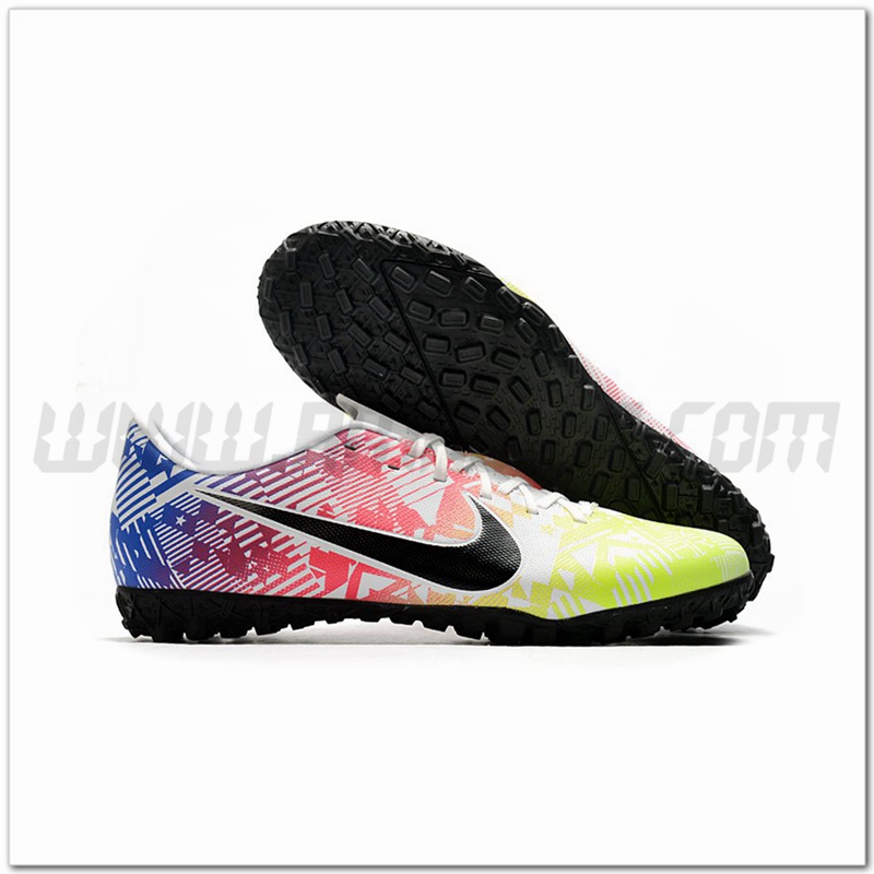 Nike Scarpe da Calcio Mercurial Vapor 13 Academy TF Rosa/Blu/Giallo