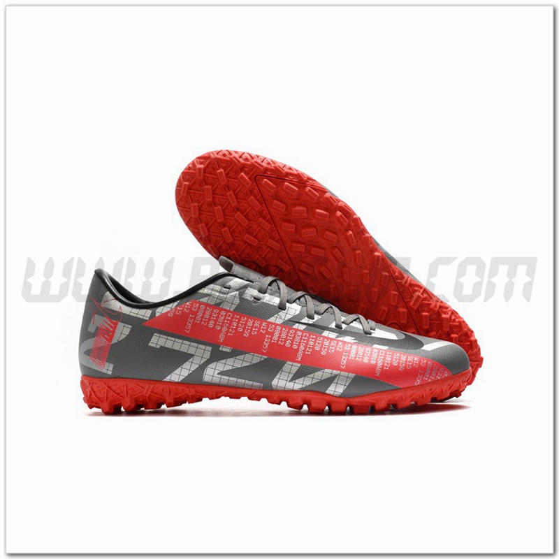 Nike Scarpe da Calcio Mercurial Vapor 13 Academy TF Grigio/Rosso