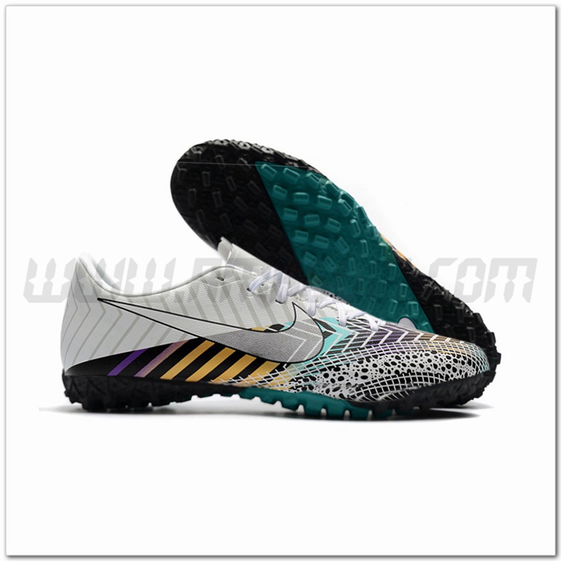 Nike Scarpe da Calcio Mercurial Vapor 13 Academy TF Bianco/Verde